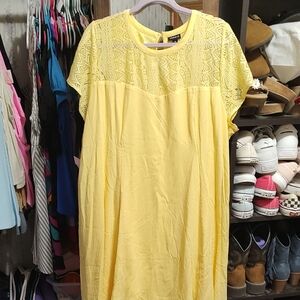 Torrid 3X Yellow Lace Dress